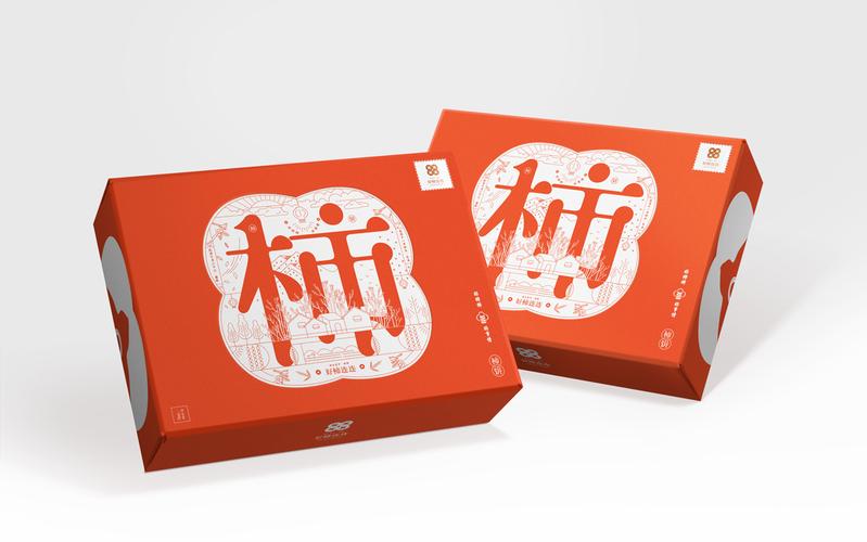 包装设计欣赏:农副产品柿饼包装盒设计